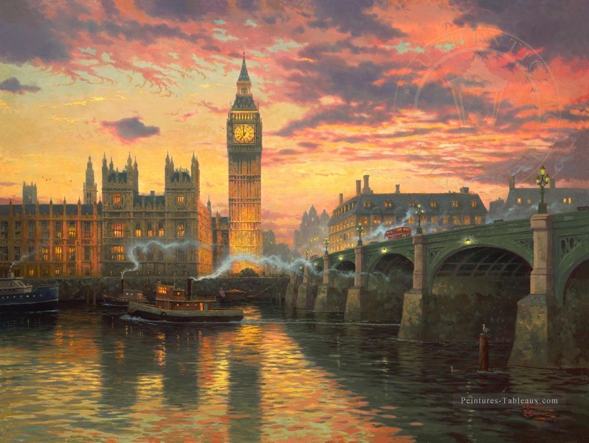 London TK cityscape Peintures à l'huile